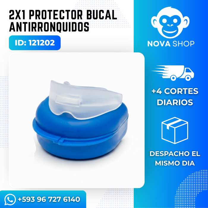 2x1 Protector Bucal Antirronquidos